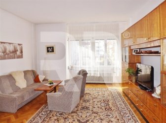 Pronájem slunného bytu s balkonem, 1+1, 56 m2, Nuselská, Praha 4 - Nusle